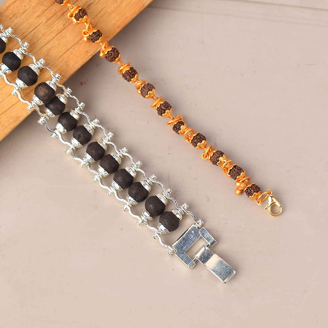 Govt. Certified Silver & Gold Plated Bracelet Combo – Premium IGP Coating