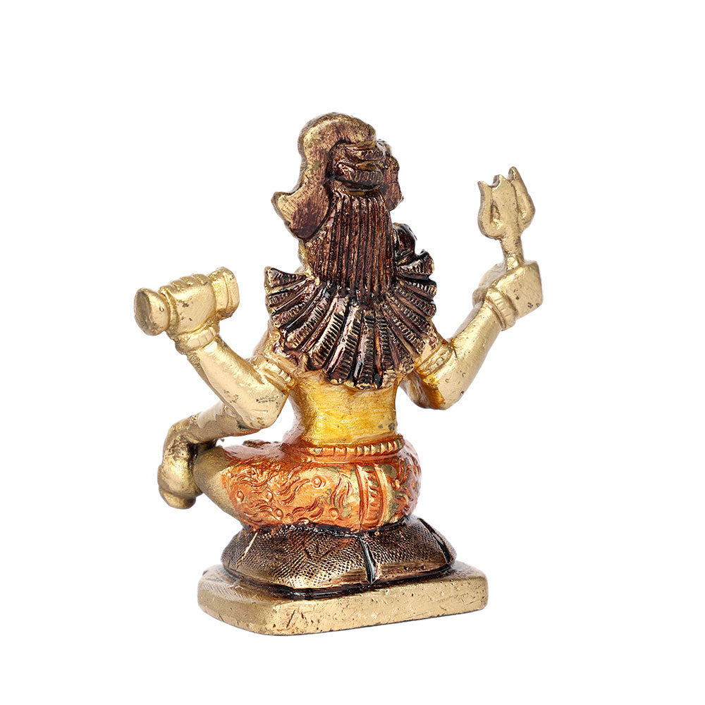 3.5 Brass Lord Shiva Idol for Meditation, Spirituality & Devotion