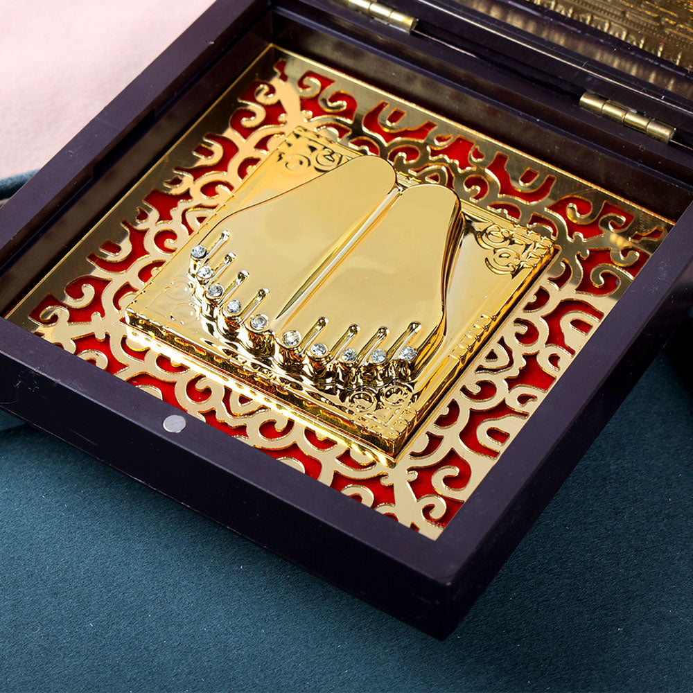 Guru Ji Blessings Charan Paduka Box - Small