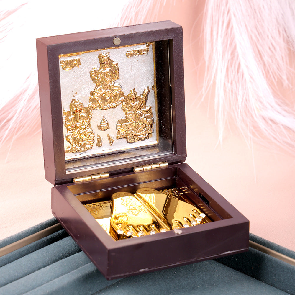 Shubh Labh Charan Paduka Box - Small
