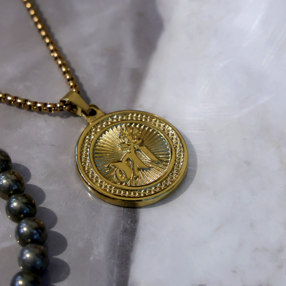 Maa Name Pendant Gold Plated Premium IGP Coating