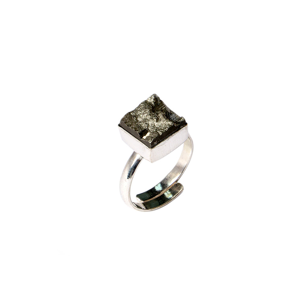 Pyrite Ring 1 Pc Assorted Stylish Spiritual Wear