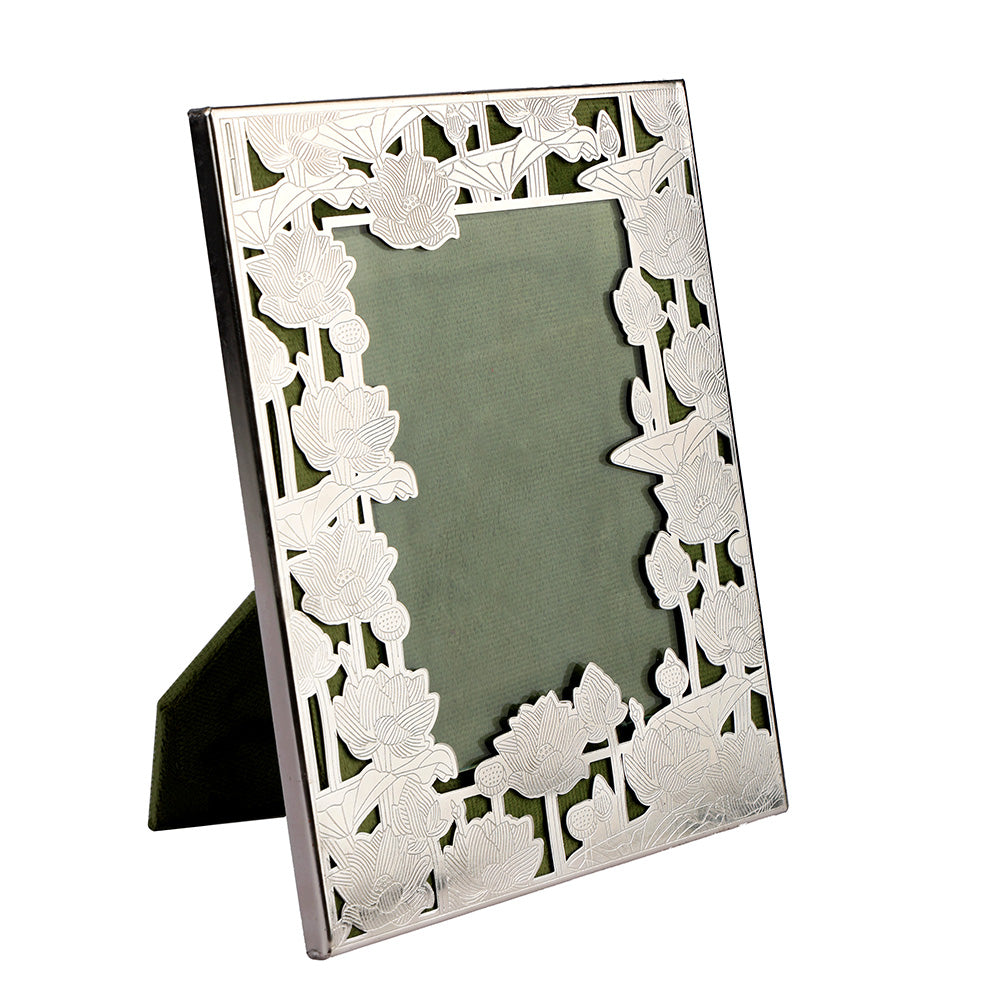 Silver Photo Frame – Decorative Tabletop Frame Home & Spiritual Decor