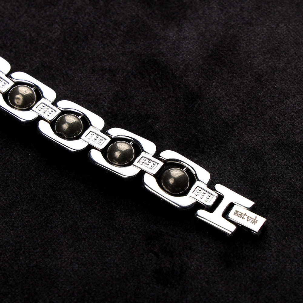 Silver Plated Pyrite Bracelet Premium Spiritual Wear