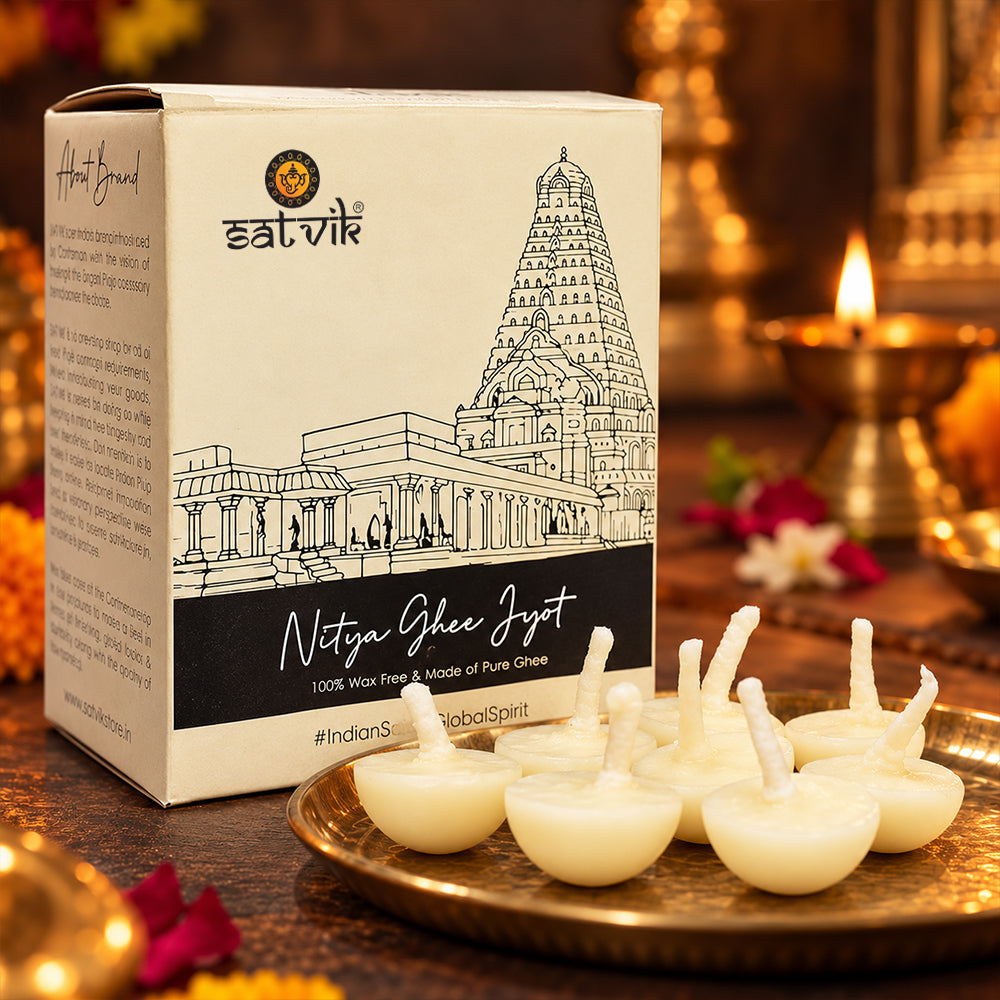 50 Pc Pure Ghee Diya Wicks (Wax Free)