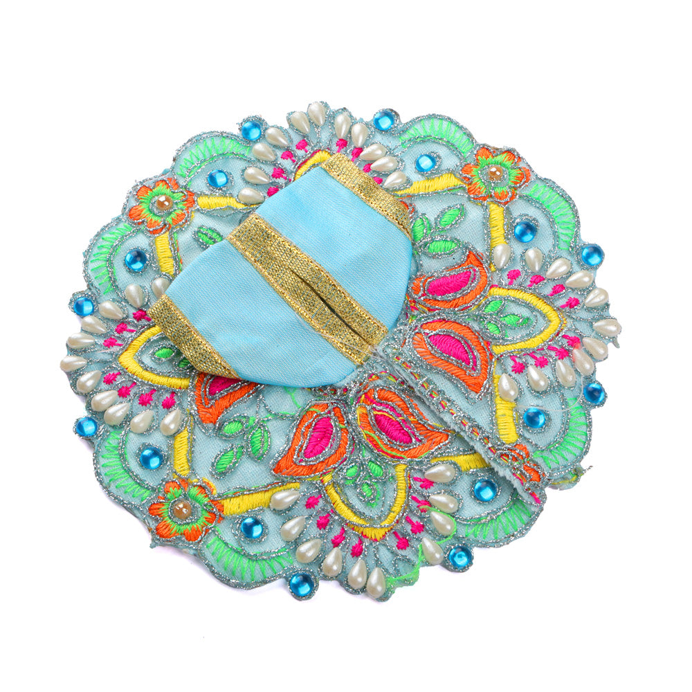 Size 2 Colour Stones Embroidered Laddu Gopal Dress