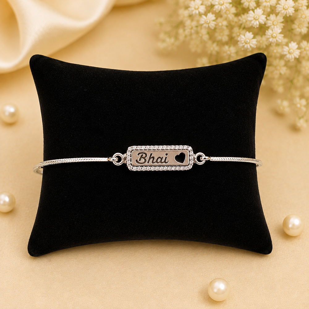 Regal Eternity: 925 Silver Rakhi for a Timeless Affection