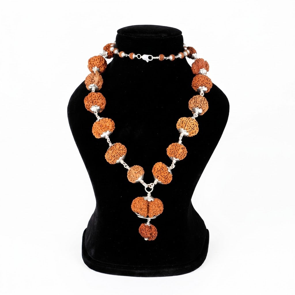 Siddha Mala with 1 Mukhi Sawar (Full Rudraksha, Nepal)