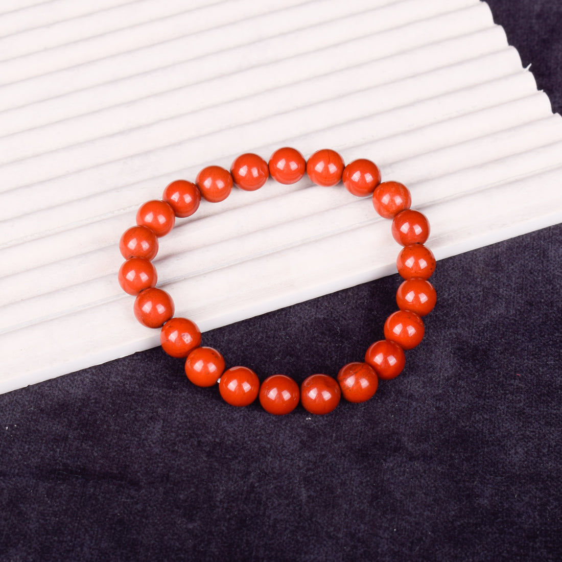 8mm Red Jasper Bracelet Spiritual Healing & Energy Wear