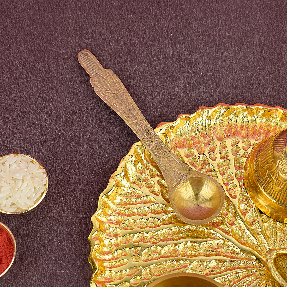 Brass Spoon For Hawan and Pooja