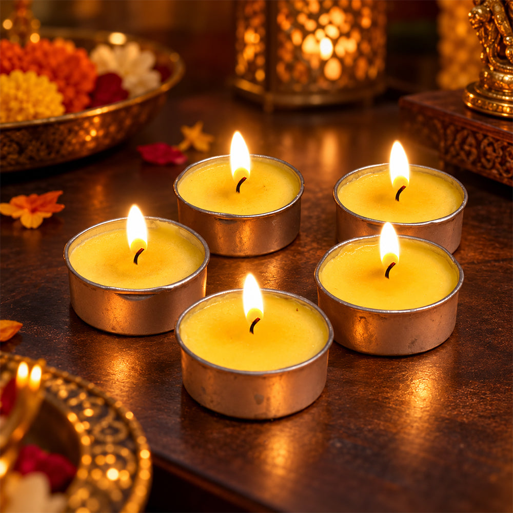 Tibetan Buddhist Butter/ Pure Cow Ghee Tea Light