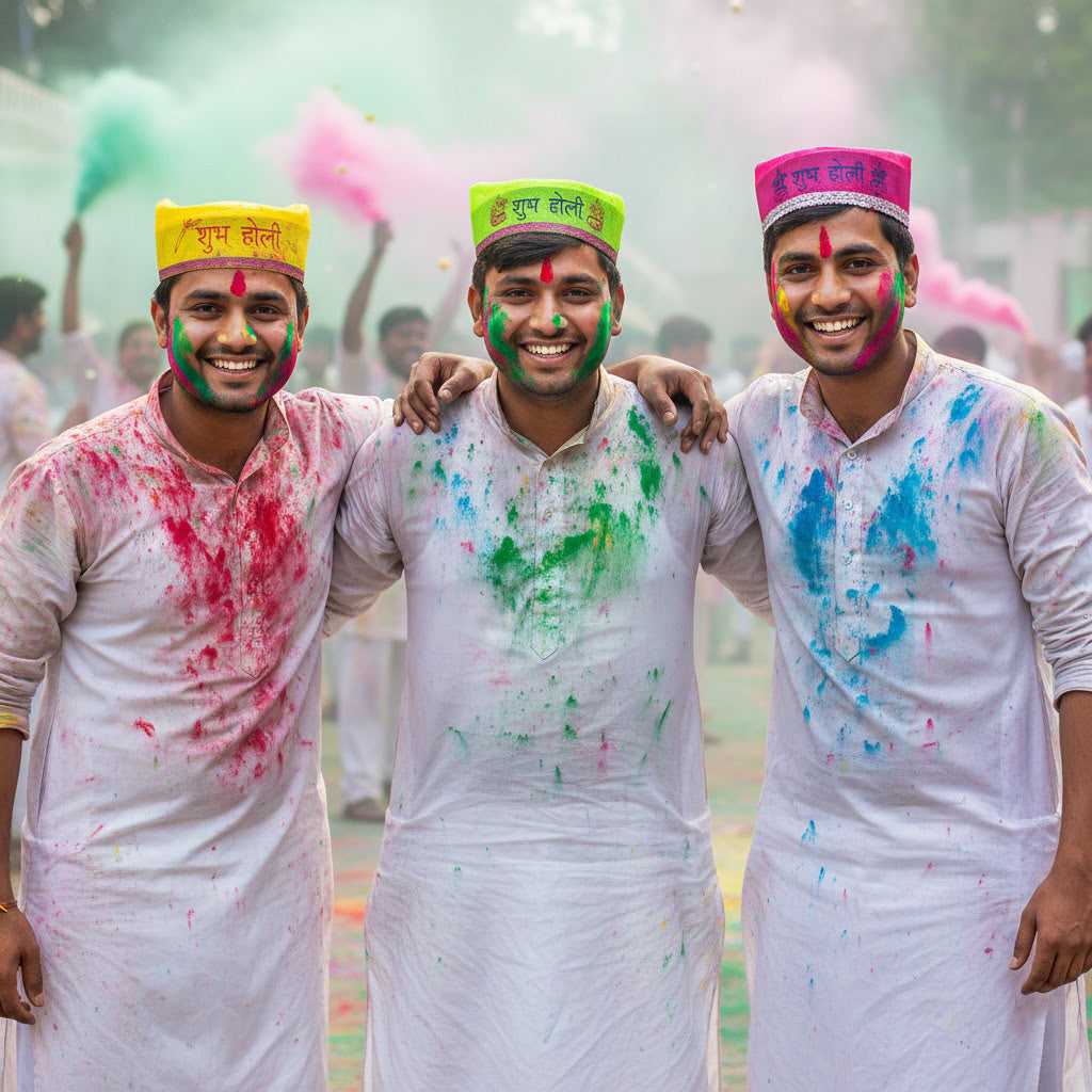 Shubh Holi Caps
