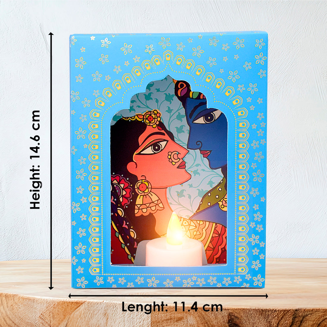 LED Deep Mala Diwali Decorations with LED Candles: Traditional Hanging Jharokha Boxes