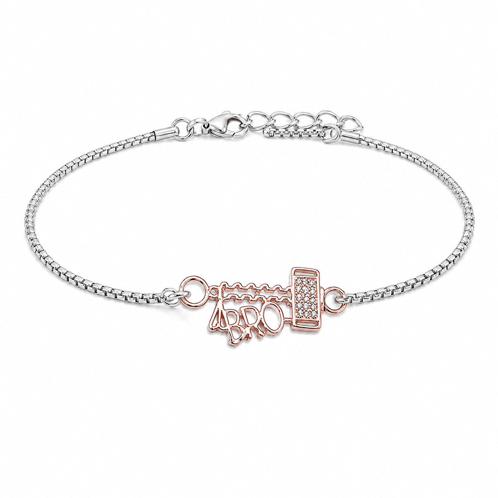 925 Sterling Silver BRO with Hammer Motif Rakhi