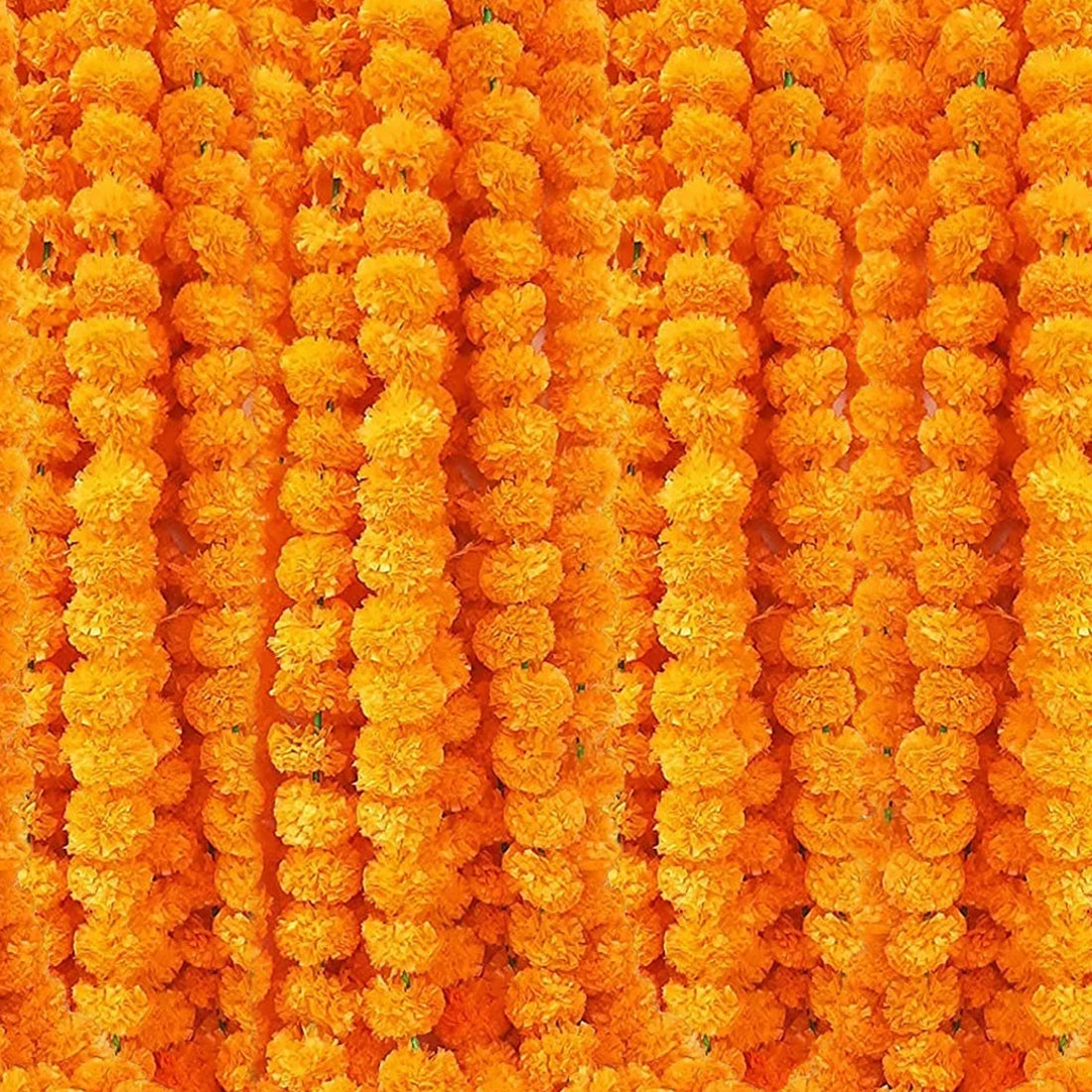 5 Feet Long Marigold Garland | India’s Largest Pooja Accessories Brand – www.satvikstore.in