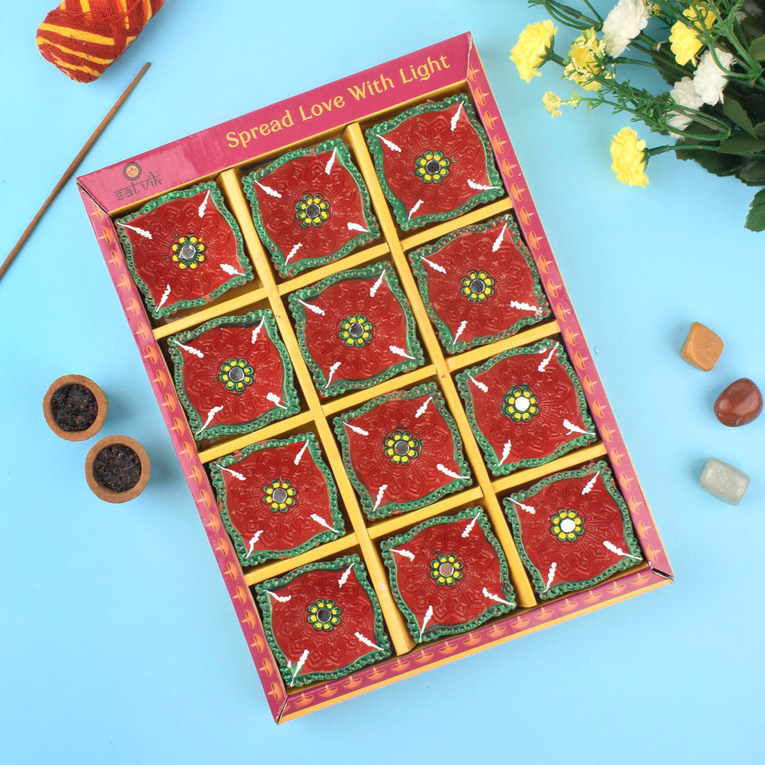 Artisanal Clay Diyas for Diwali | India’s Largest Pooja Accessories Brand – www.satvikstore.in
