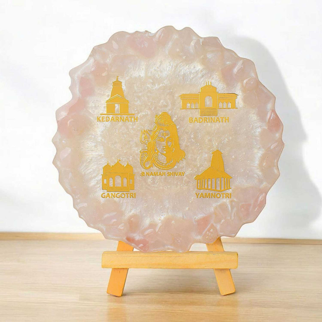 Decorative Resin Frame – Lord Shiva & Char Dham Temples