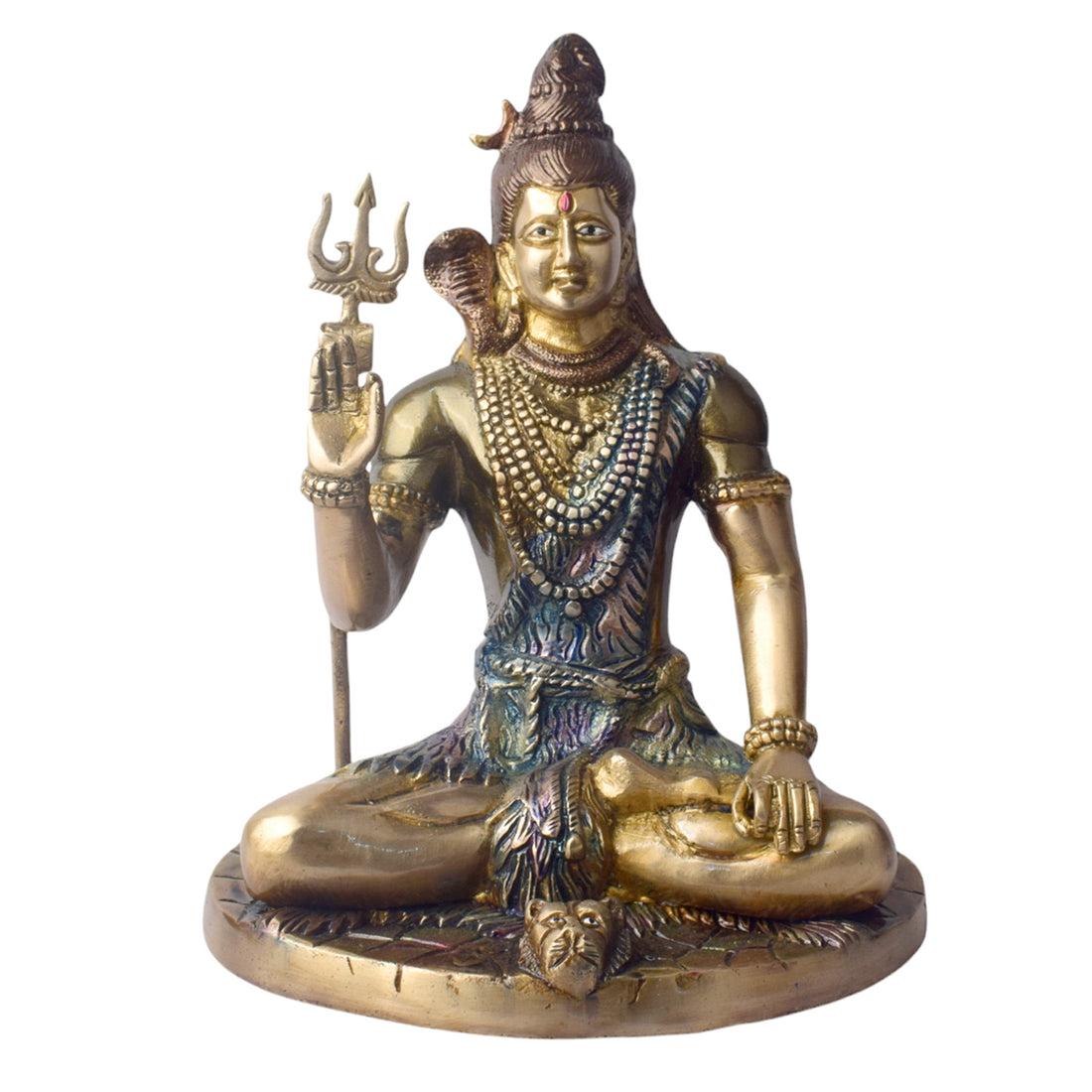 9.4 Inch Divine Brass Shiv Idol