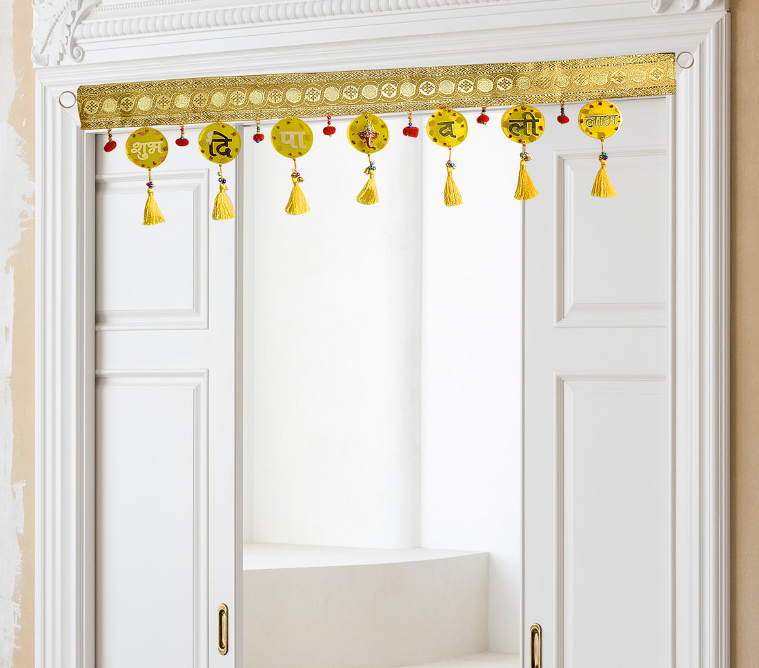 Resin Toran For Door Decoration (Yellow)