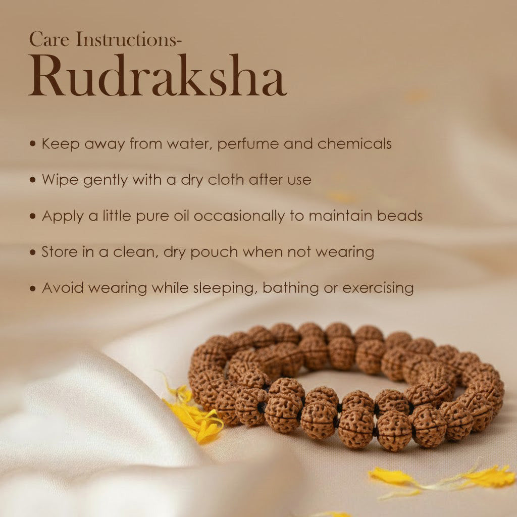 Authentic & Certified 1 to 14 Face Rudraksha Bracelet with Silver Capping