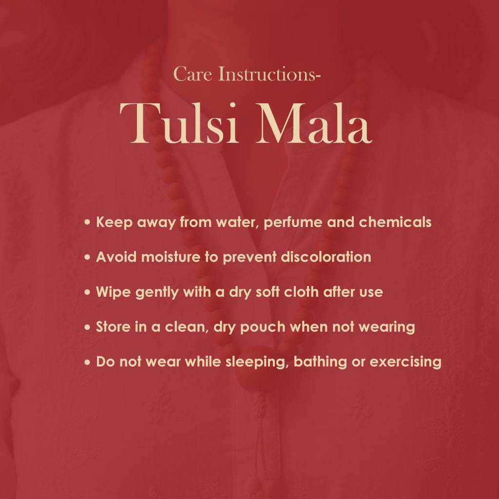 100% Original Tulsi Kanthi Jap Mala (7-8mm)
