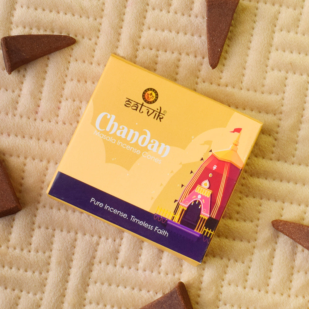 Chandan Pure Masala Incense Cones