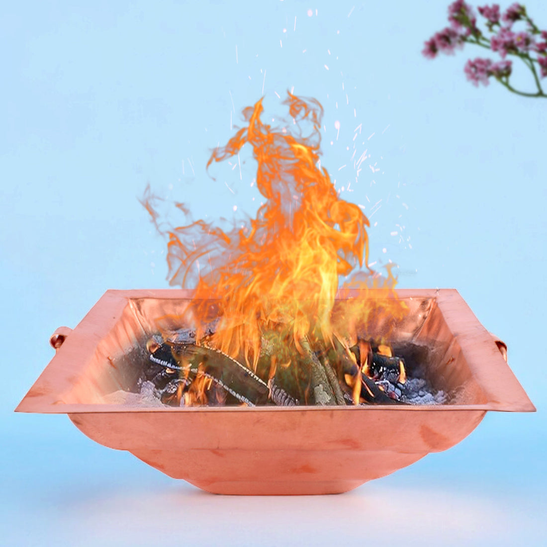 Copper Hawan Kund for Pooja is a traditional and sacred vessel used for performing hawan and other fire rituals during pooja ceremonies. Made from high-quality copper, it ensures purity and effectiveness during religious practices – India’s Largest Pooja Accessories Brand – www.satvikstore.in