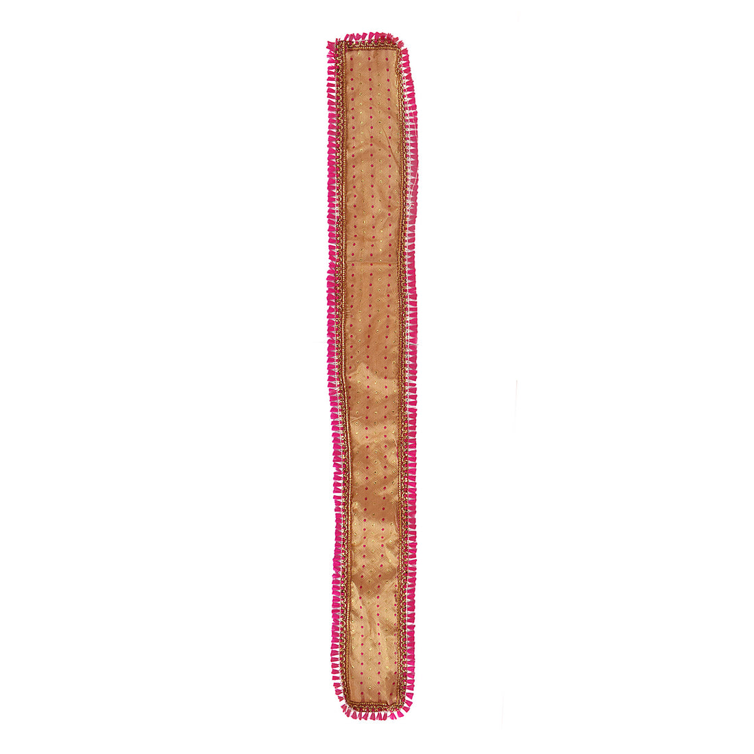 Cream and pink Patka or Angvastra| India’s Largest Pooja Accessories Brand – www.satvikstore.in