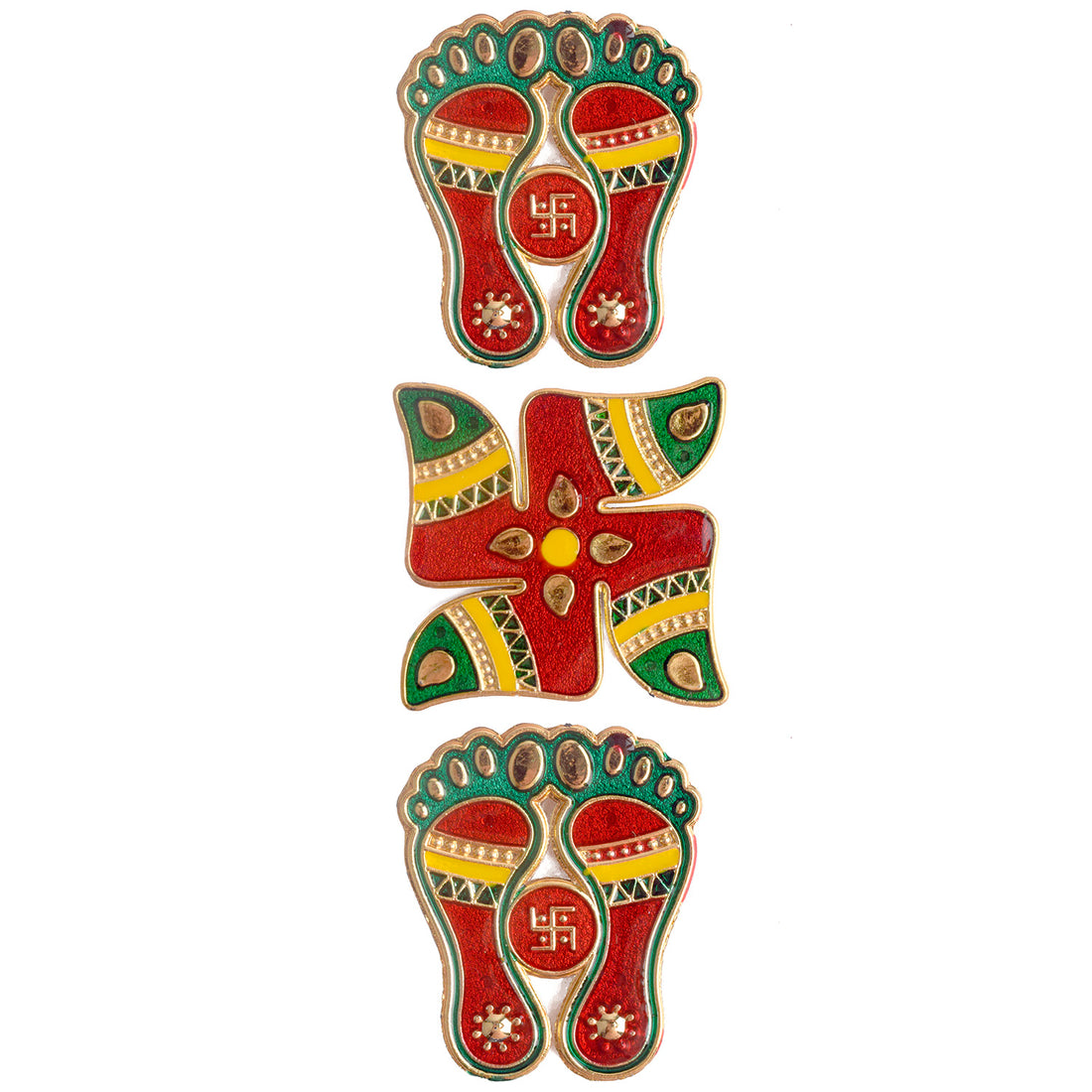 Glowing Celebrations Unique Diwali Stickers s Set of 3