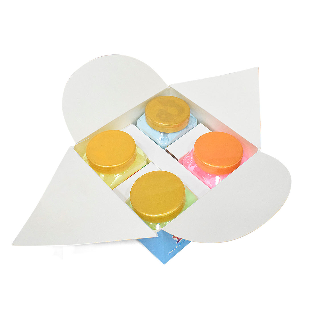 4 Pc Set of Adore Organic Gulal With Gift Box Packaging