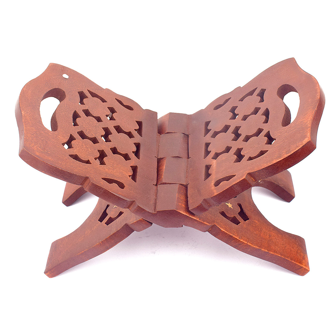 Wooden Foldable Rehal Book Stand for Pooja and Holy Books