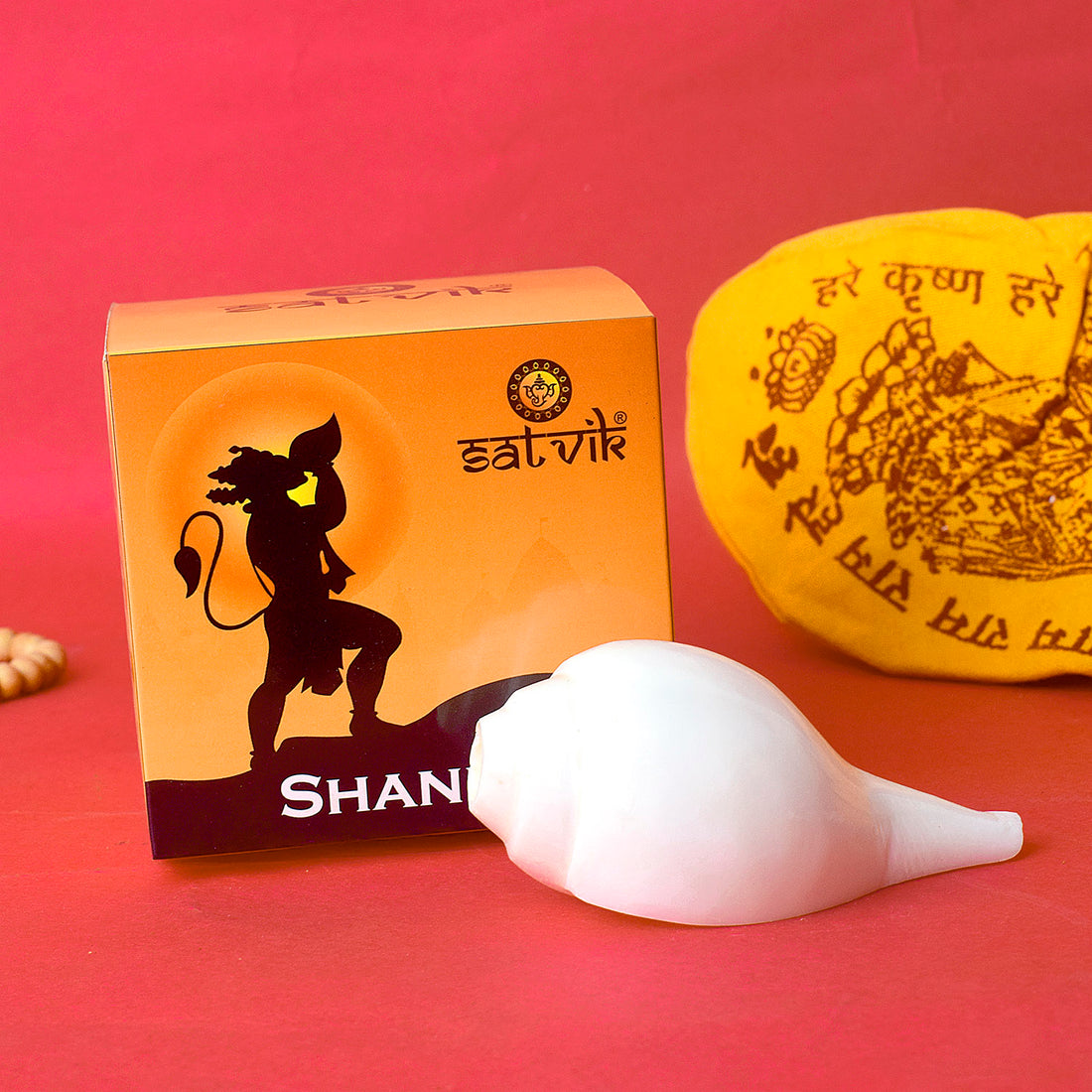 Mini Vamavarti Shankha (Conch Shell) Natural Blowing Shankh