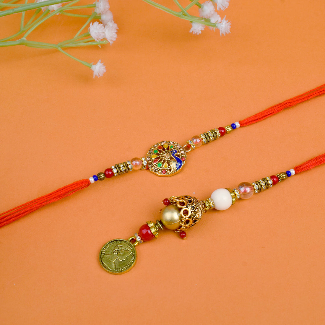Cherished Couple Rakhi Pair