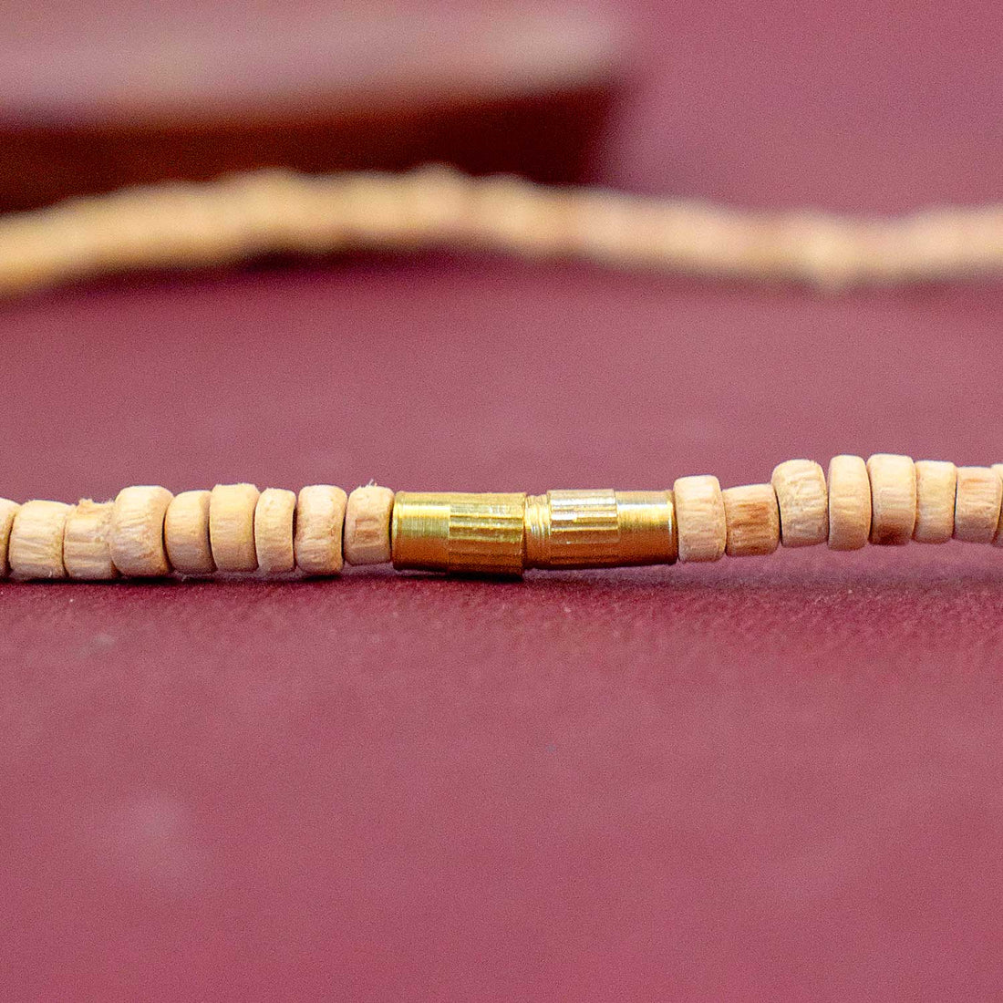 100% Pure 8 inch Long Tulsi Kanthi Bead Mala