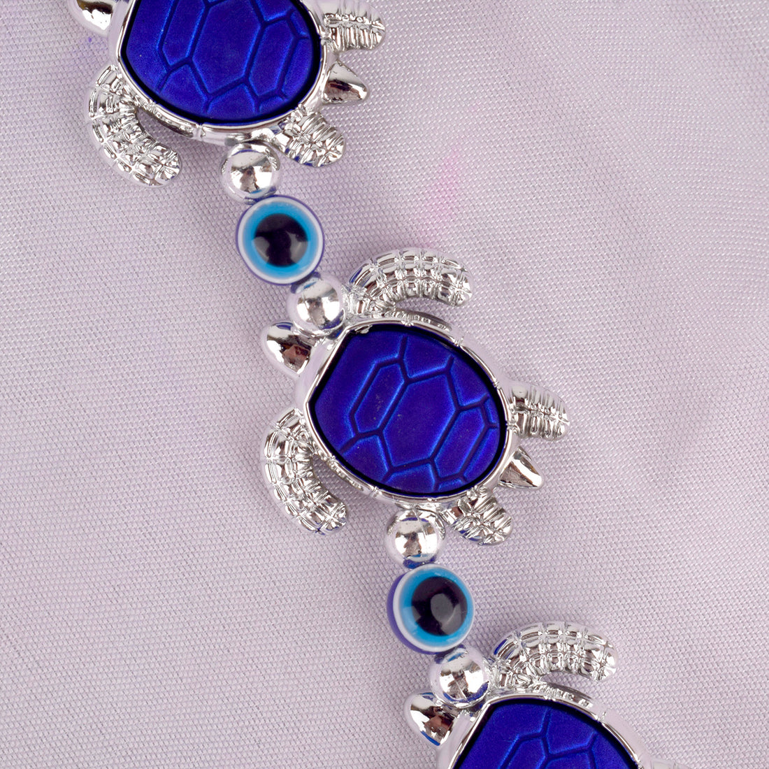 Blue Three-Turtle Evil Eye Hanging for Car, Door, or Office