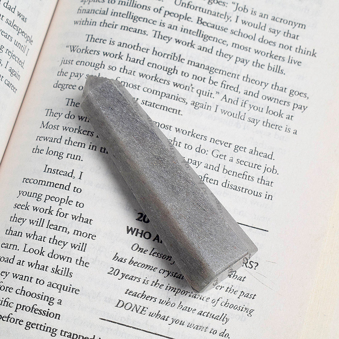 Blue Aventurine Healing Massager Stick, Jumbo Wand for Reiki Healing