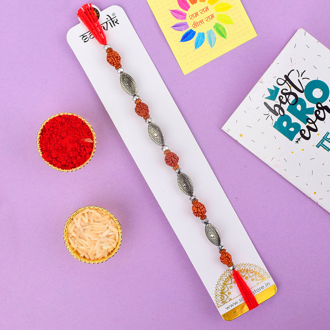 Divine Rudraksha Rakhi