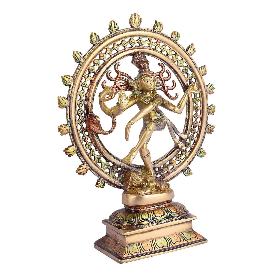 11.6 Inch Divine and Graceful Natraj Brass Idol