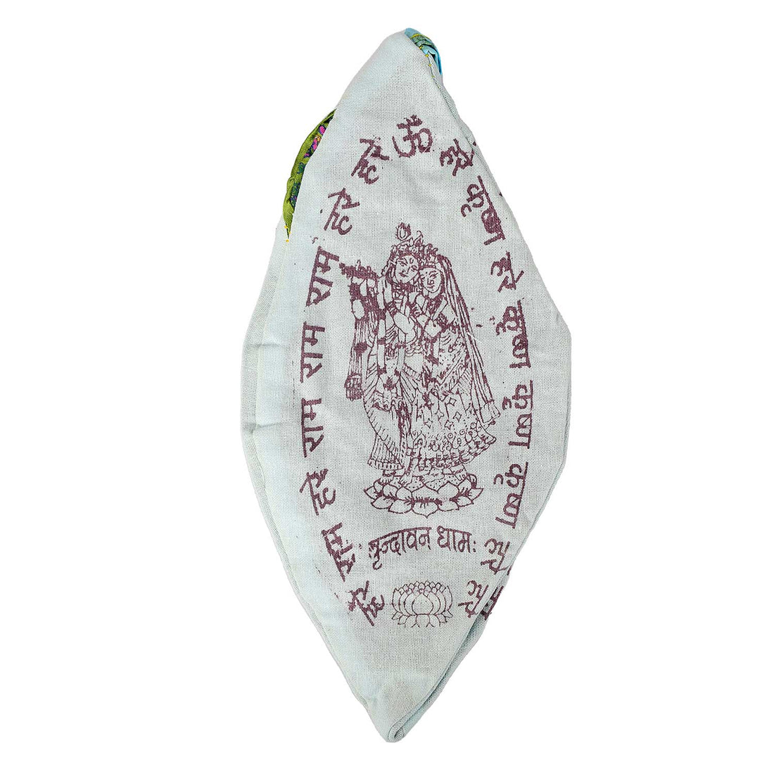 100% Cotton Hare Ram Hare Krishna Printed Jap Mala Jholi Bag (Assorted)