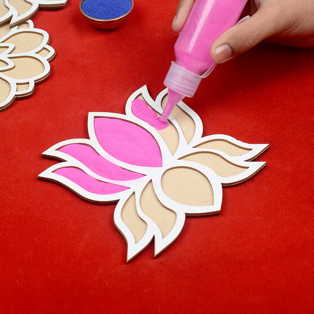 DIY Decor Stencils: Set of 6 Rangoli (6 inches)