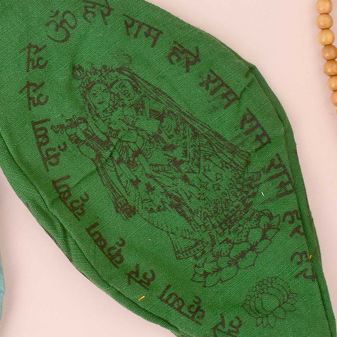 100% Cotton Hare Ram Hare Krishna Printed Jap Mala Jholi Bag (Assorted)