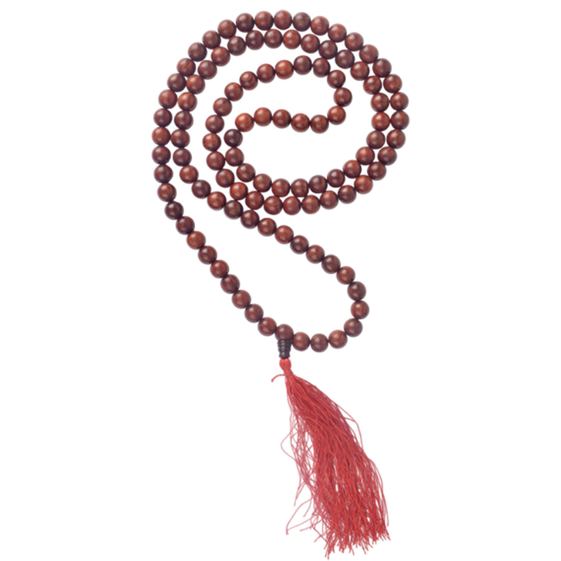 Certified 12mm 100% Original Authentic Pure Red Sandalwood Jap Mala (Andhra Pradesh)