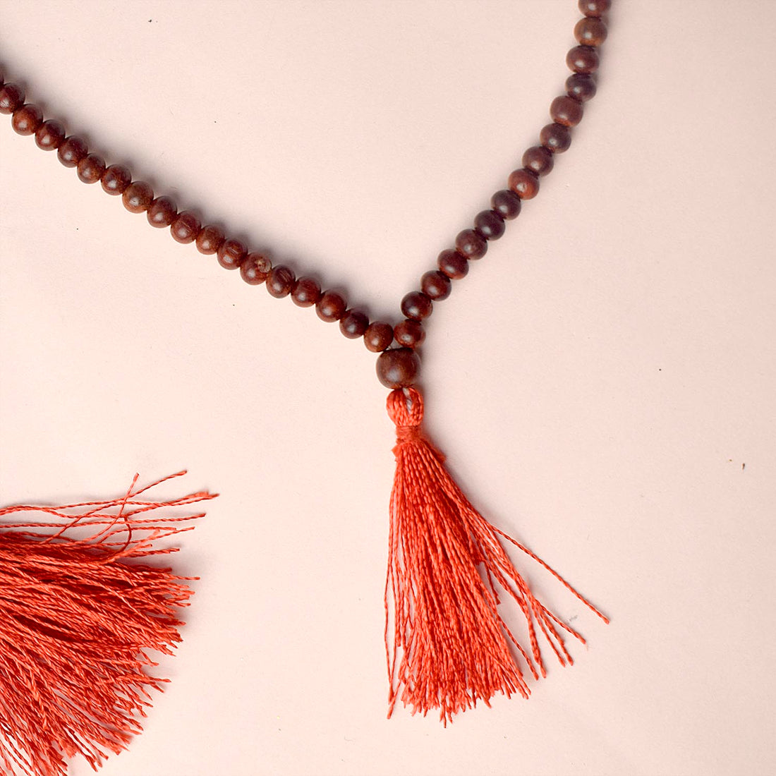 Certified 5mm 100% Original Authentic Pure Red Sandalwood Jap Mala (Andhra Pradesh)