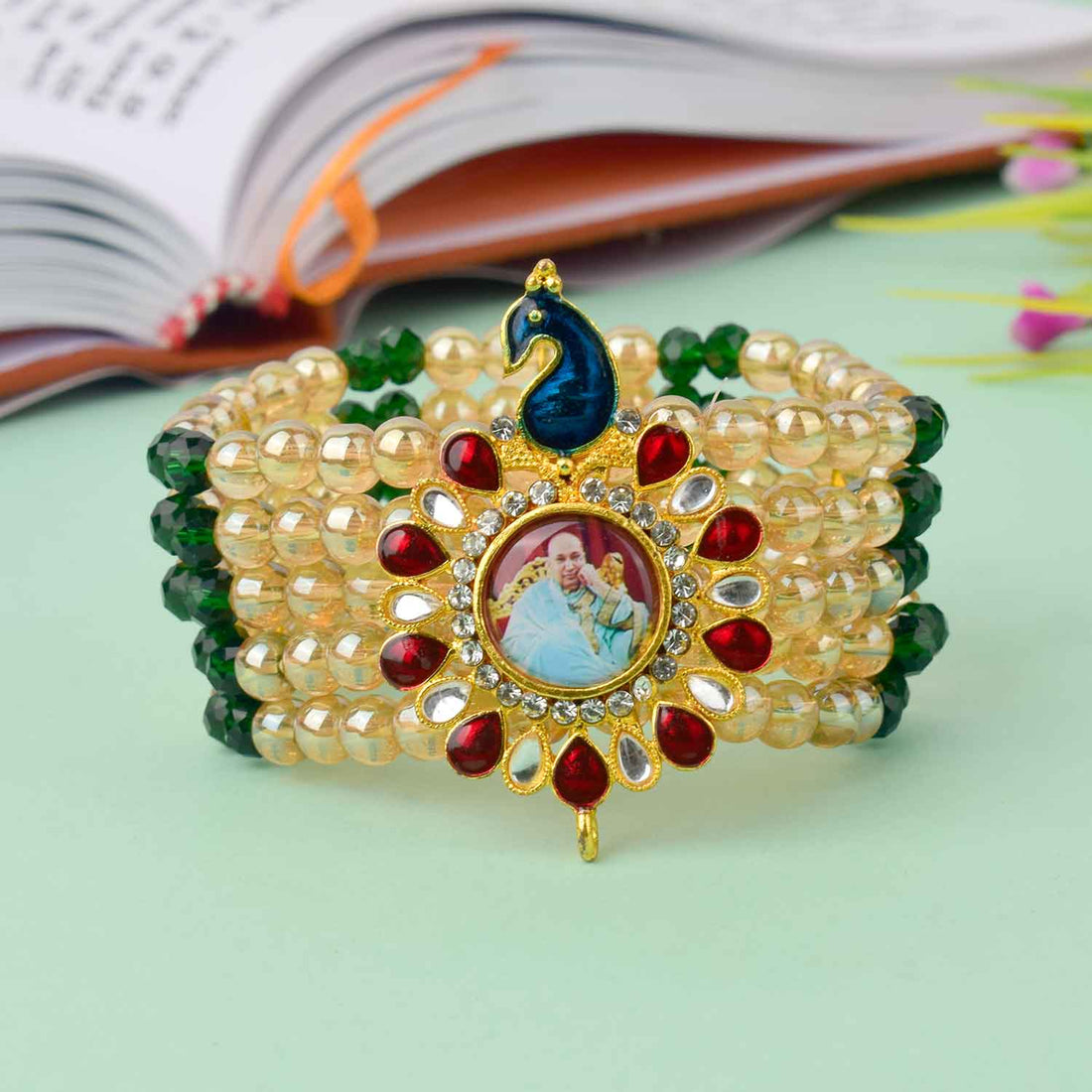 Elegant Multilayered – Guruji Swaroop Bracelet (Assorted)