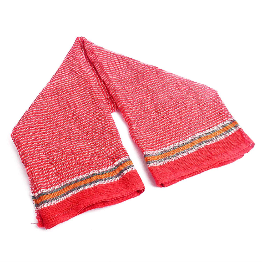 Divine Drapery - Red Cotton Gamcha for Worship