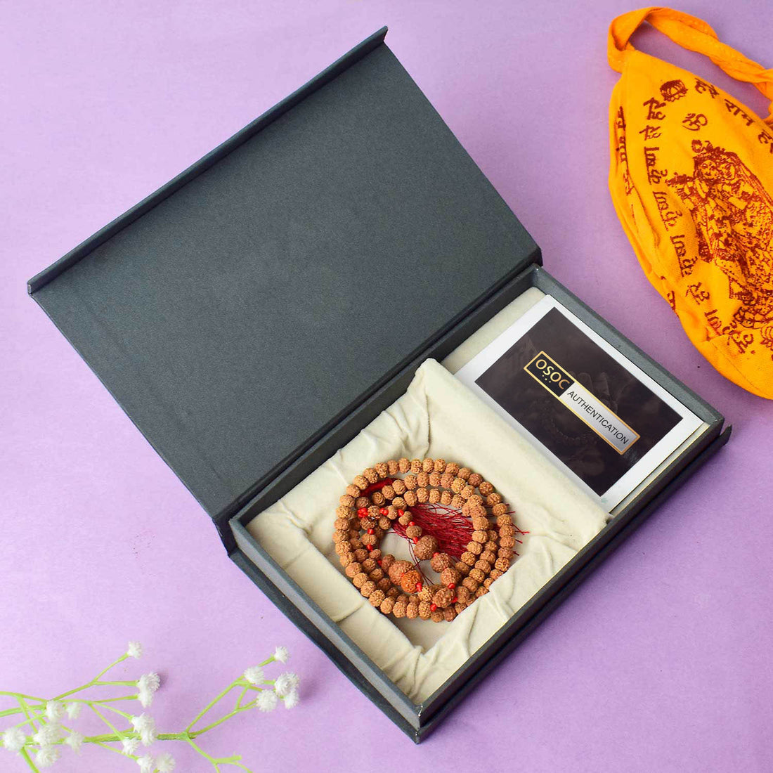 1 to 14 Mukhi Siddh Rudraksha Mala Certified & Authentic