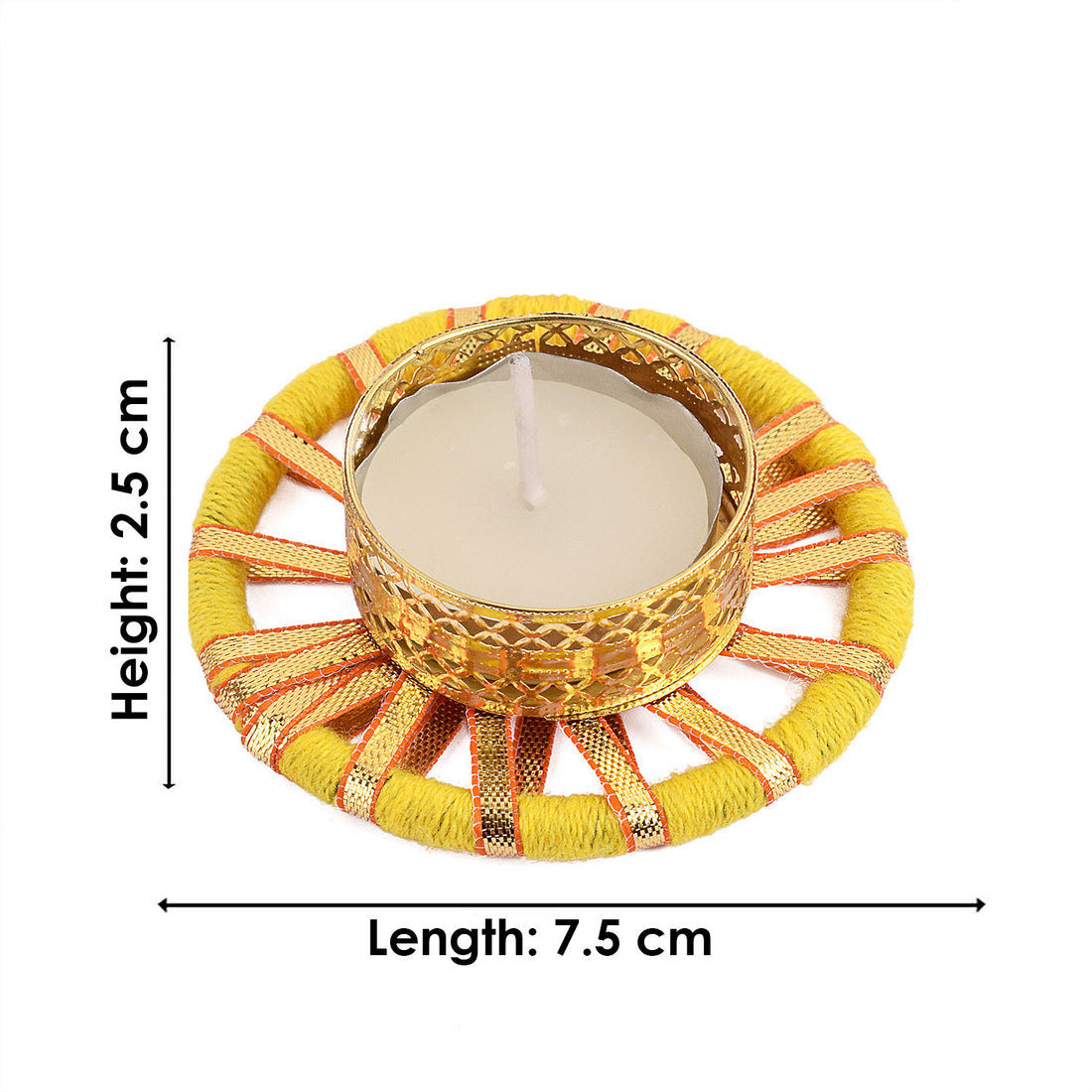 Fancy Chakra Tea Light Candle Holder with Tealight