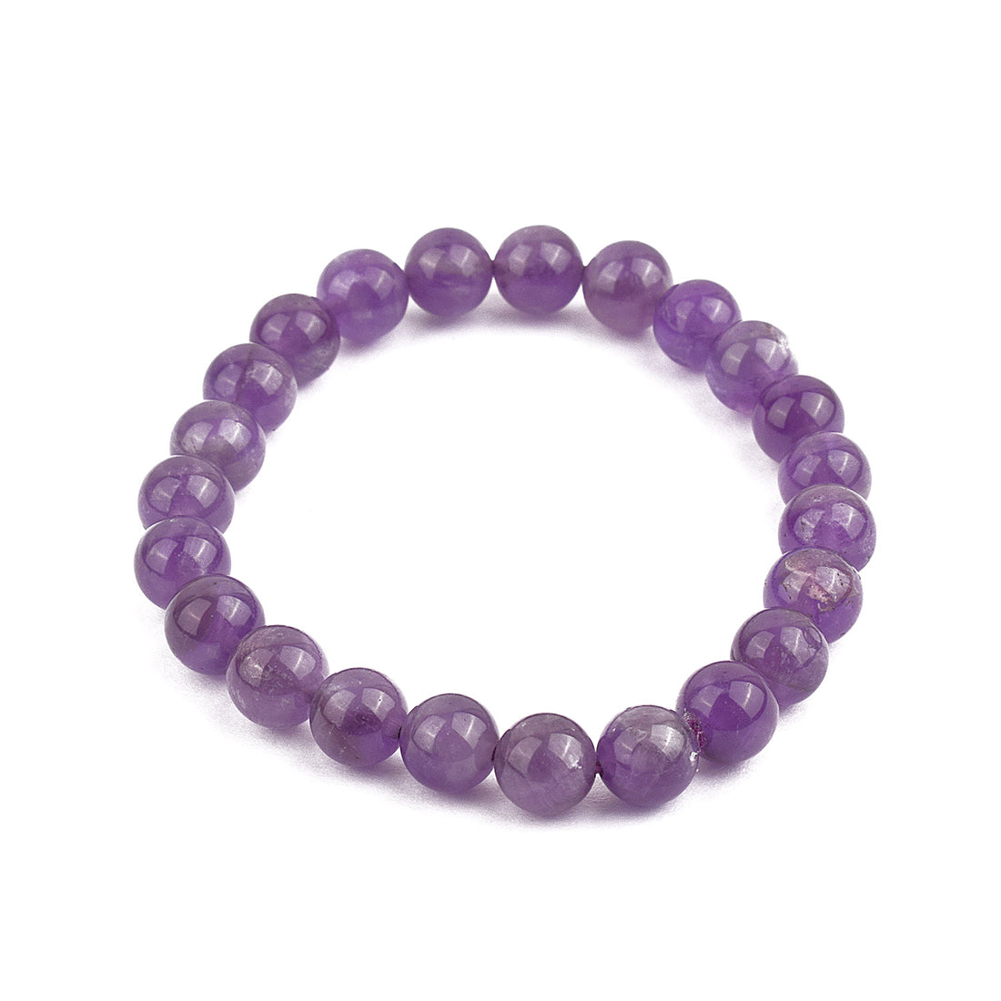 8mm Amethyst Bracelet Stylish Spiritual Wear