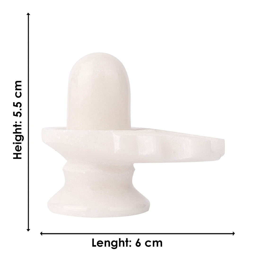 White Marble Shivling (Small)