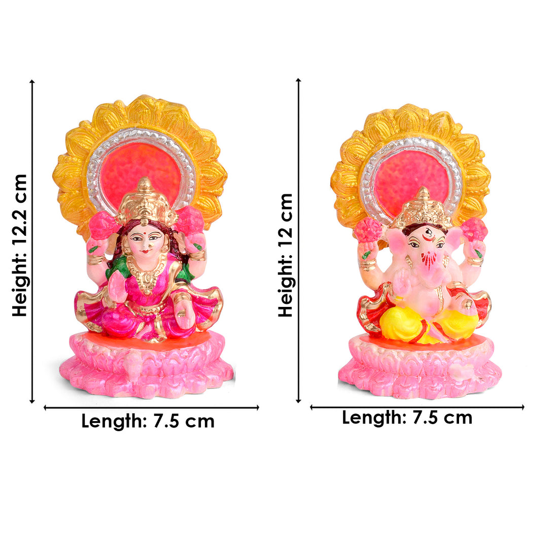 Radiant Abundance Laxmi Ganesha Figurine